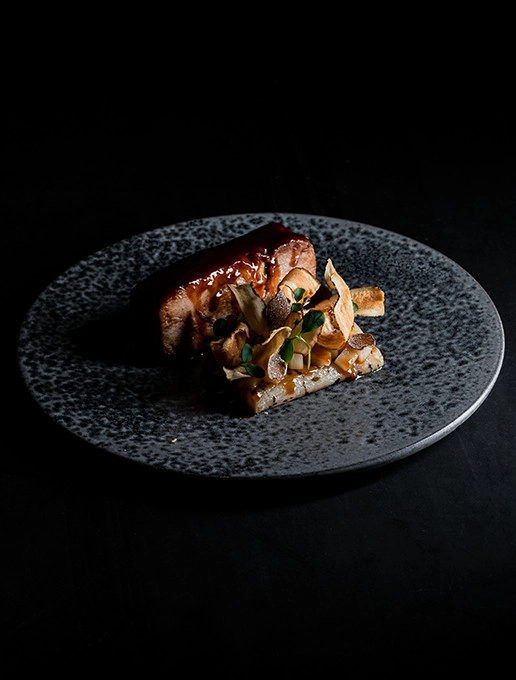 A festive gourmet dish to celebrate Christmas at Dans le Noir ?