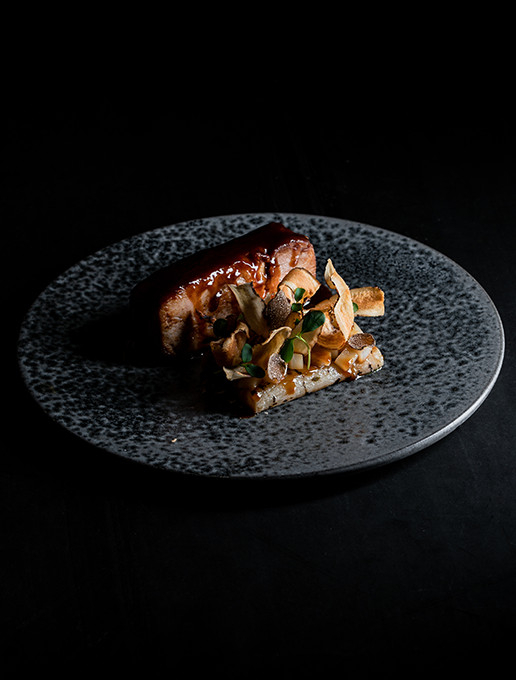 A festive gourmet dish to celebrate Christmas at Dans le Noir ?