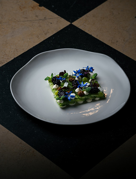 Plato elaborado para degustar en el restaurante Dans le Noir ?
